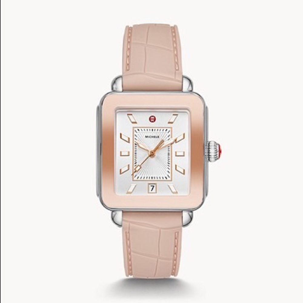 NEW IN BOX (Damaged)  Deco Sport Two-Tone Pink Gold Watch